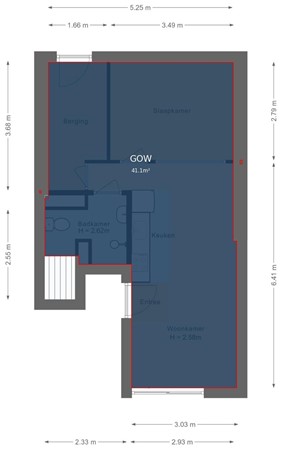 Floorplan - Jan van Zutphenlaan 21, 3555 SM Utrecht